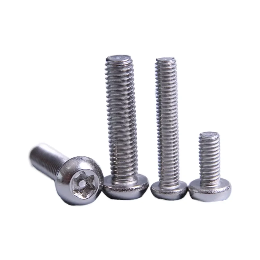 Factory Price SS201 SS304 SS316 SS316L M2 M4 M6 M8 Torx Security Stainless Steel Wood Screws Titanium Material Metric/Inch M3/M5