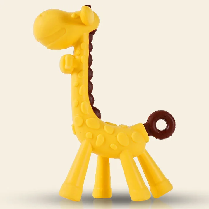 Baby Teether BPA Free Silicone Baby Giraffe Teething Toy