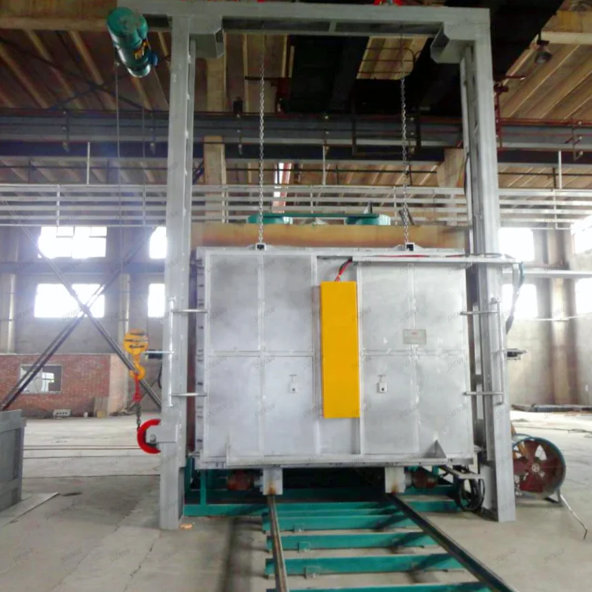 Stainless Steel Hardening And Tempering Trolley Type Drawing Furnace