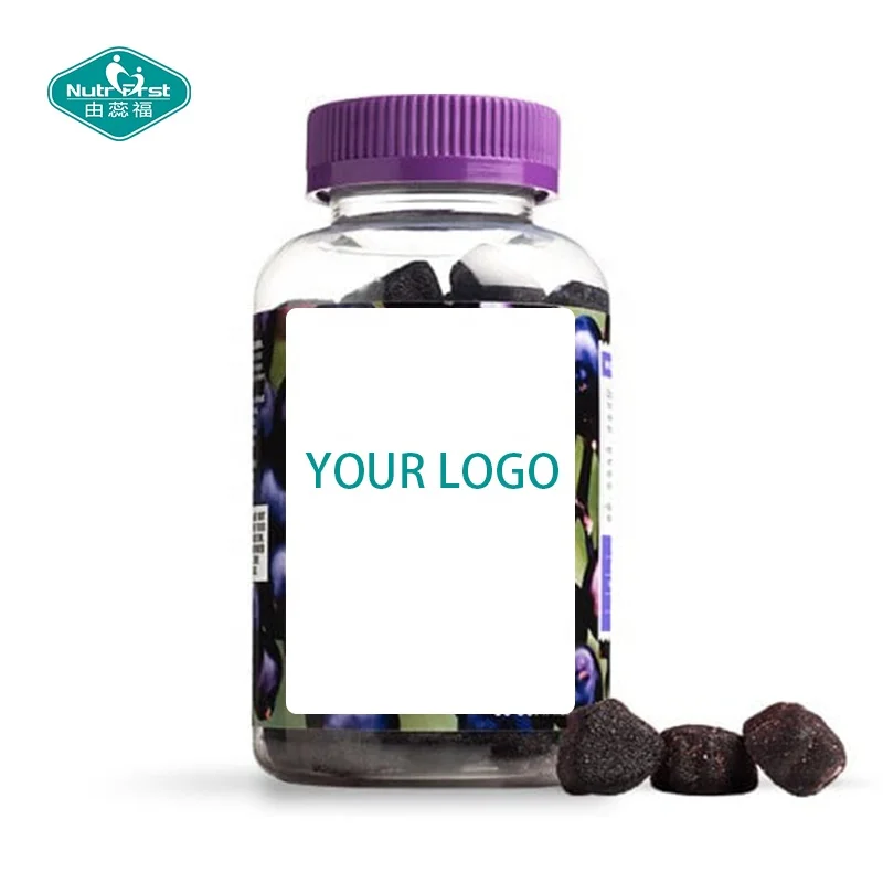 Nutrifirst Immune Booster Multivitamin Supplements Vitamin Mineral Elderberry Extract Vegan Gummy Candy