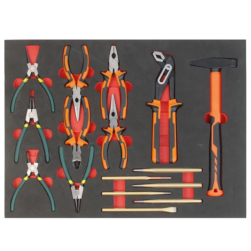 Srunv J1-a44234 234pcs tool trolley with cr-v tools,professional 7 drawer tool cabinet for auto repair