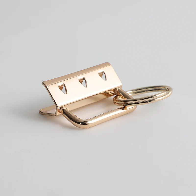 Manufacturer Wholesale Key Fob Hardware Wristlet Hardware with Key Ring for Lanyard Luggage Strap