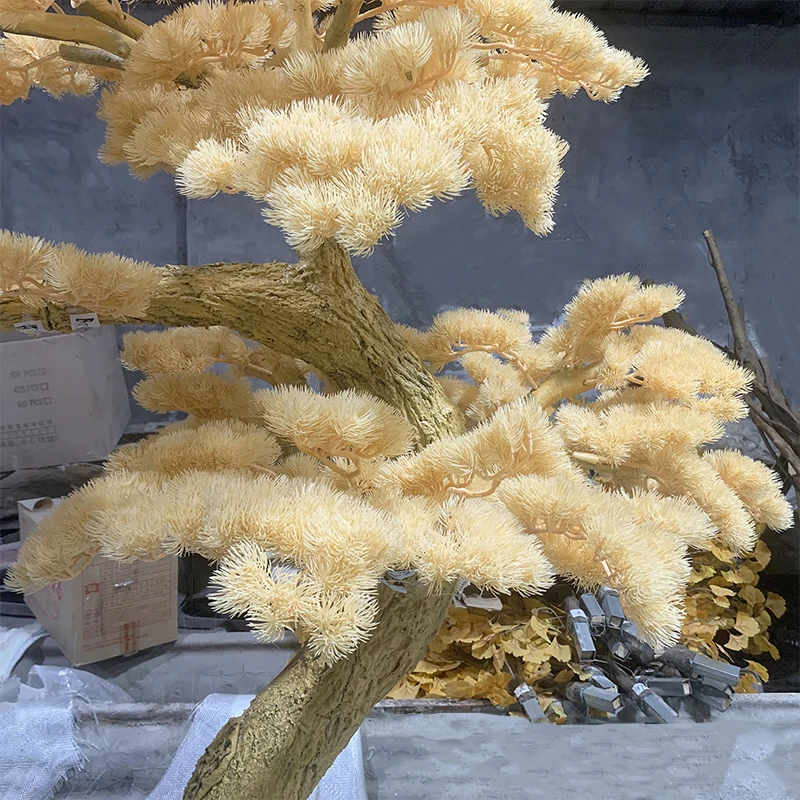 New Design Artificial Japanese Pine Tree Giant Simulation Tree For Home Garden Outdoor Indoor Hotel Decoration Artificial Tree