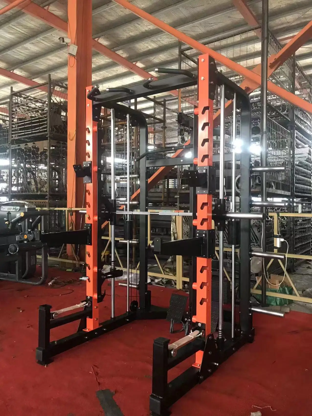 Factory Hot Wholesale All In One Commercial Comb Trainer Home Fitness Equipment Power Multi Functional Squat Rack Smith Machine