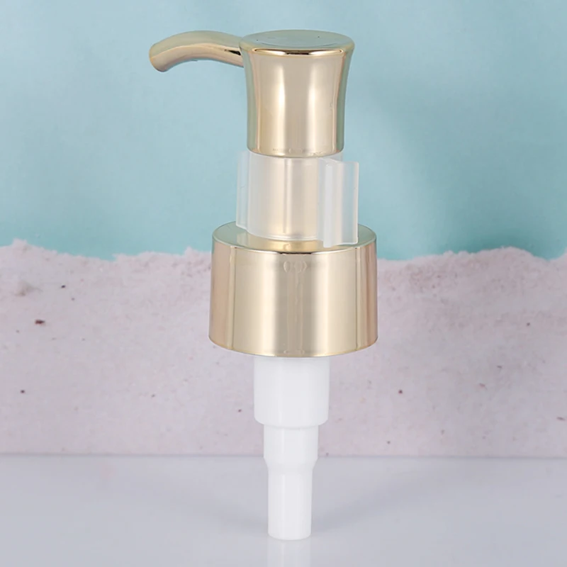 Wholesale 24/410 28/410 gold aluminium 2023 lotion pump for skin care