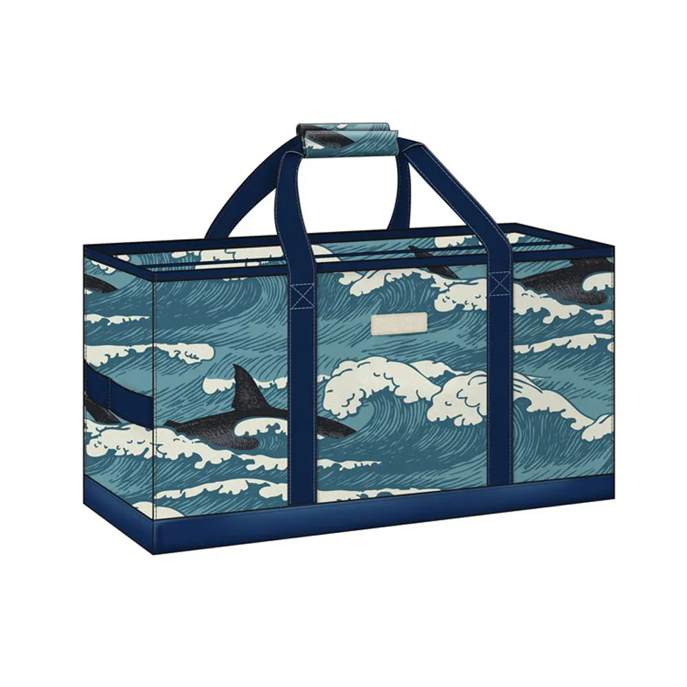 wholesale Large Capacity Canvas Beach Bags Canvas Beach Tote Bag With Zipper