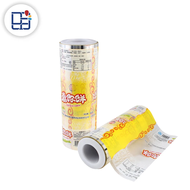 Food Grade Ice Cream Popcorn Snack Stretch Film Packaging Roll Metallized BOPP Film