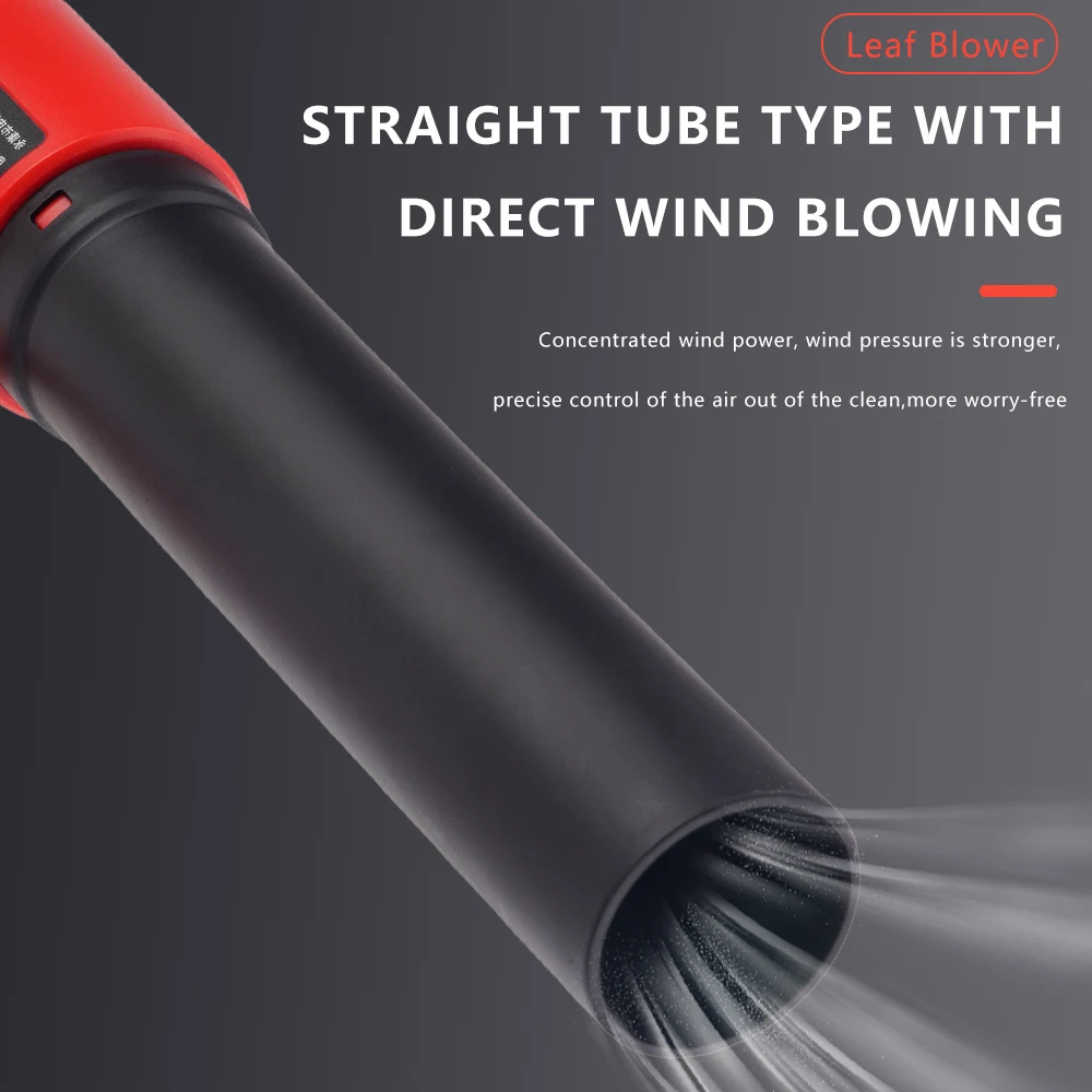 21v Strong Portable Electric Lithium Vacuum Turbo Jet Fan Cordless Garden Leaf Dust Air Blower Industrial Battery Air Duster