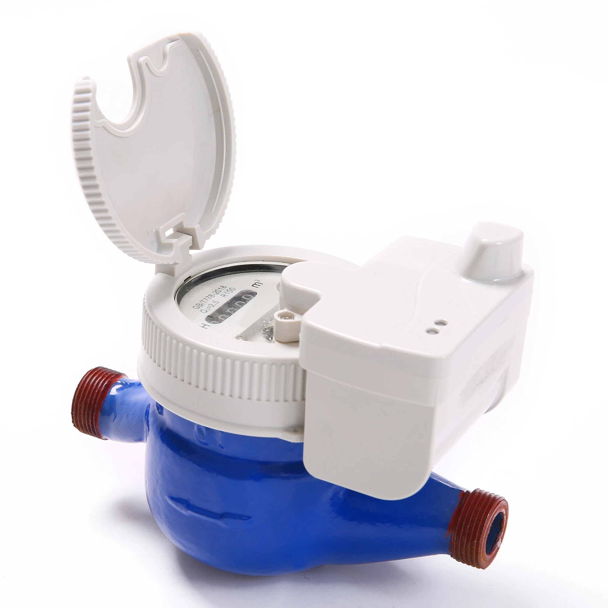 M-Bus Wired Iron magnet stop multi jet wet type water meter body DN20mm