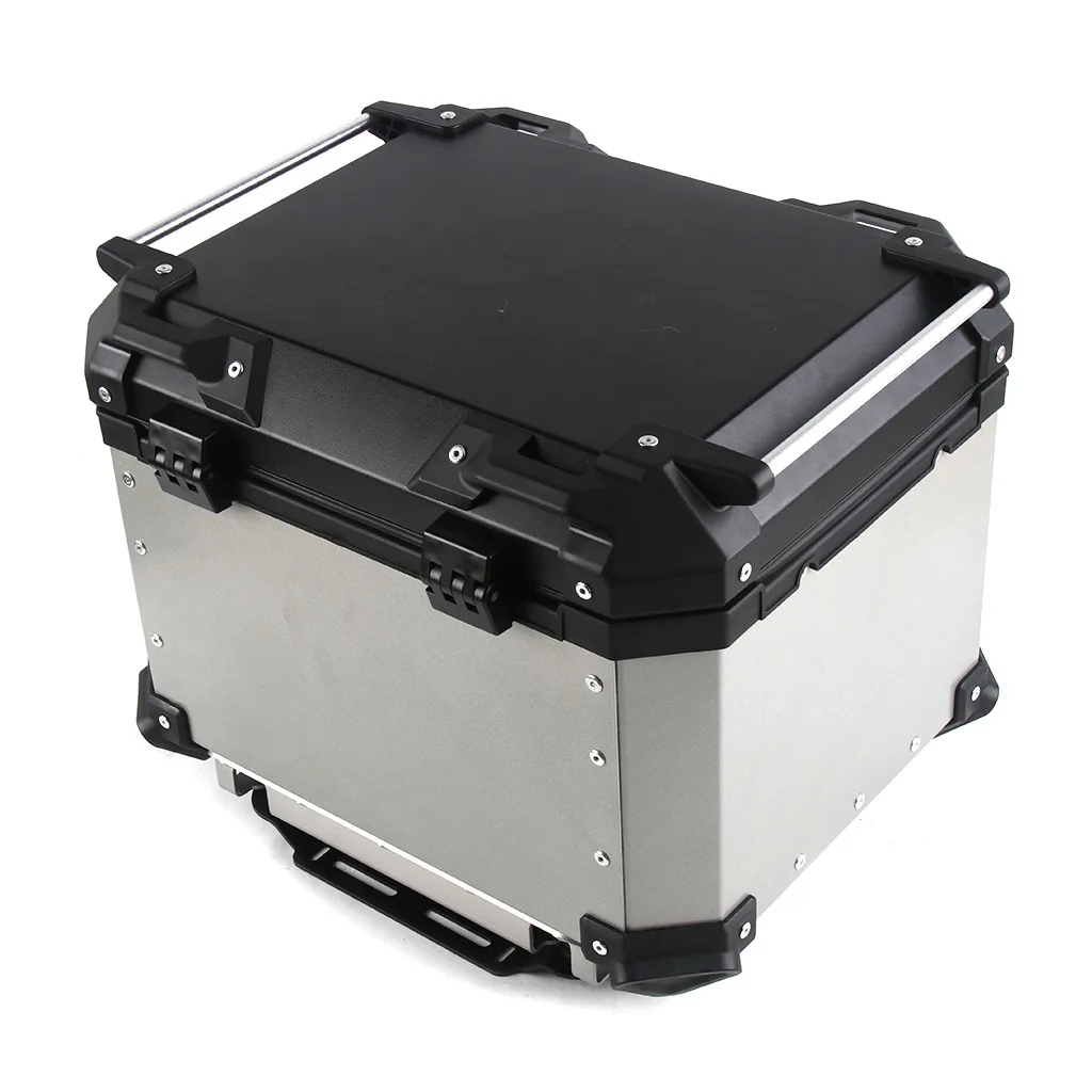 Лидер продаж, наружный водонепроницаемый верхний корпус объемом 65 л, кронштейн для скутера, винтовой платины, большой корпус для морозильной камеры, Алюминиевый задний корпус