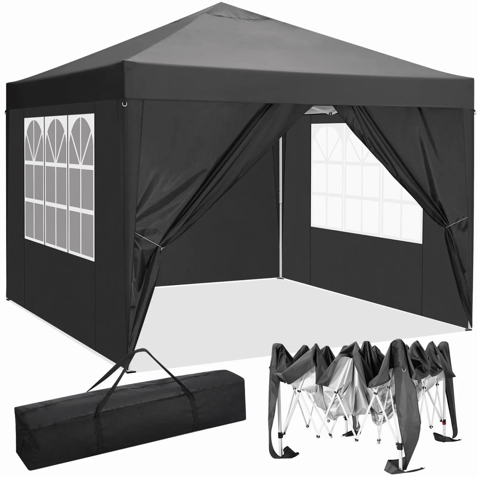 Custom 10*20 Race Canopy Lightweight Trade Show Racing Tent  For Racing With Sides
