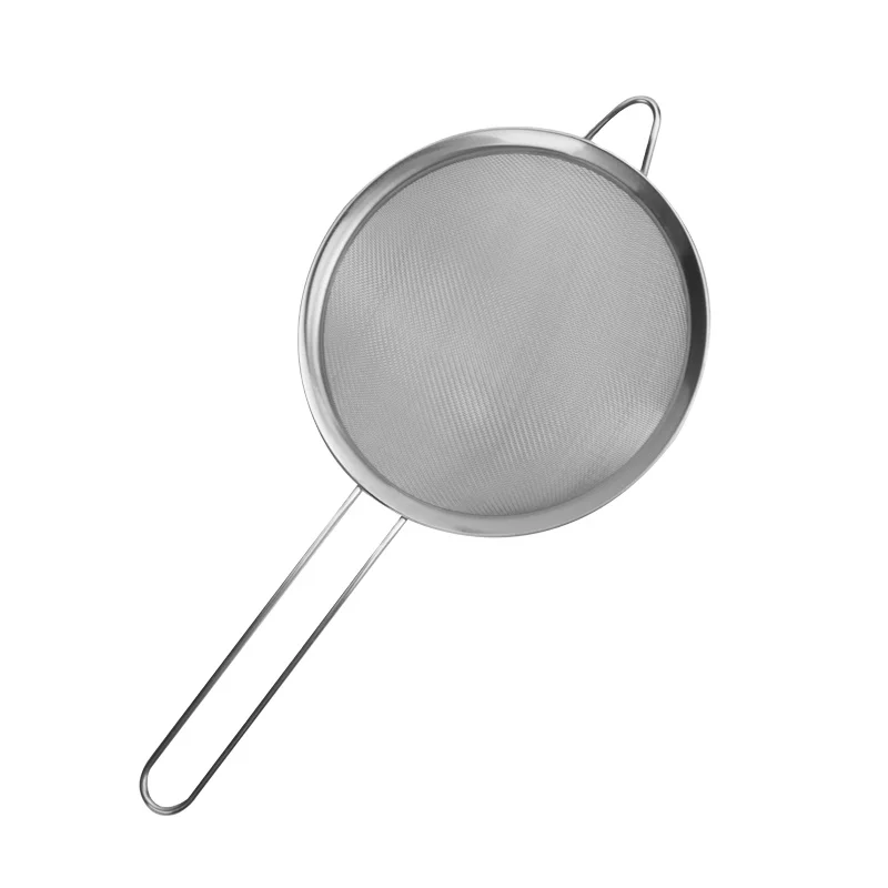 
Durable Stainless Steel 22cm Mesh Strainer Fine Wire Mesh Strainer for Soy Milk Juice filter 