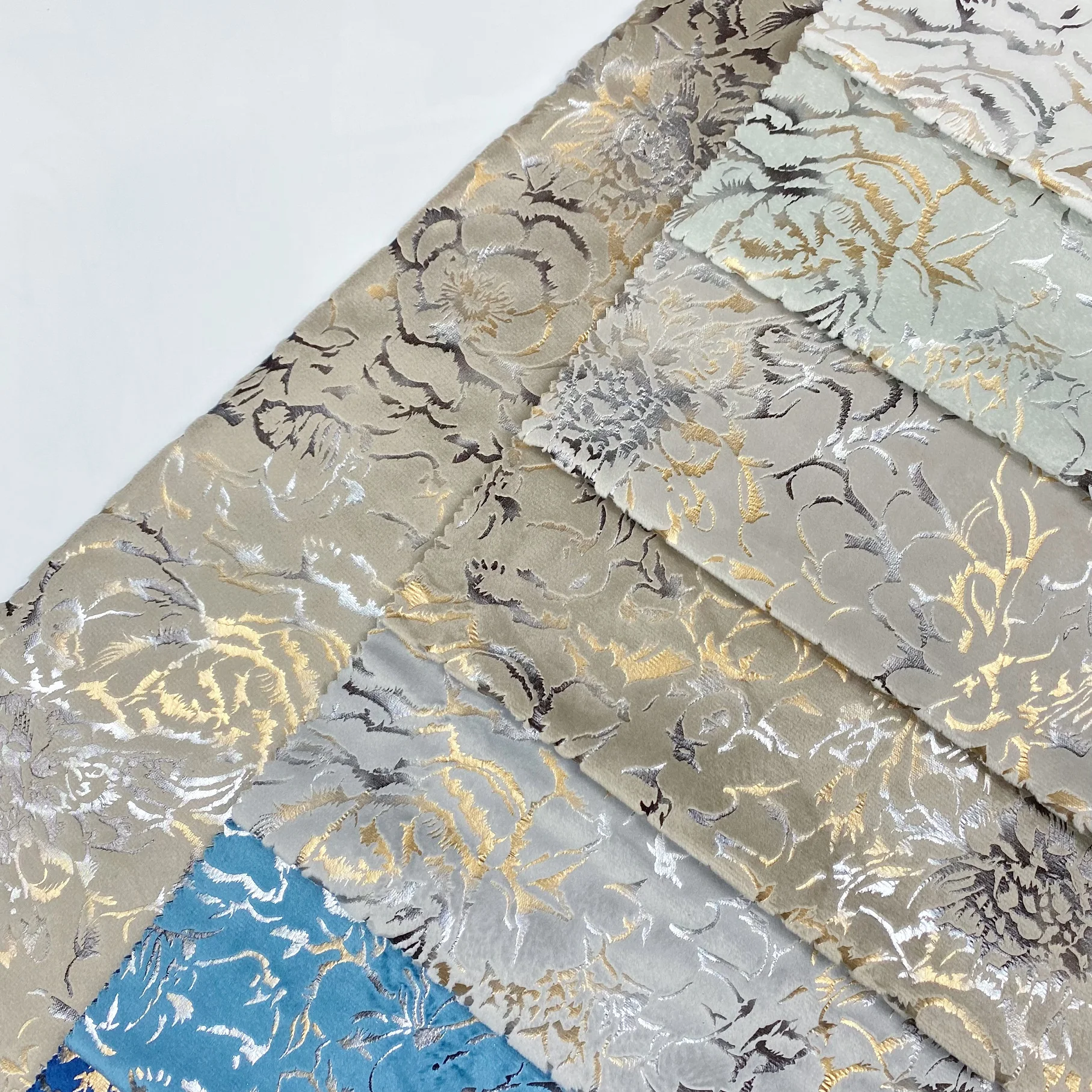 High Quality Holland Velvet New Foiled 100%Polyester Knitting Sofa Fabric for Furniture