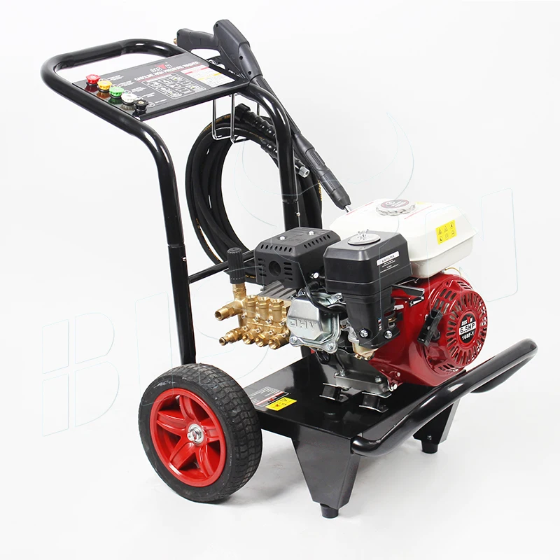 Bison(CHINA) car wash machine high pressure 180bar 2600psi 9lpm 2.4gpm cleaner machine
