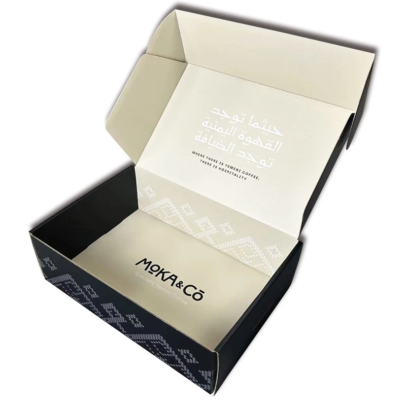 Сменная сезонная коробка для гофрированной упаковки с разделительной полосой почтовые ящики ручкой двойная комната хранения