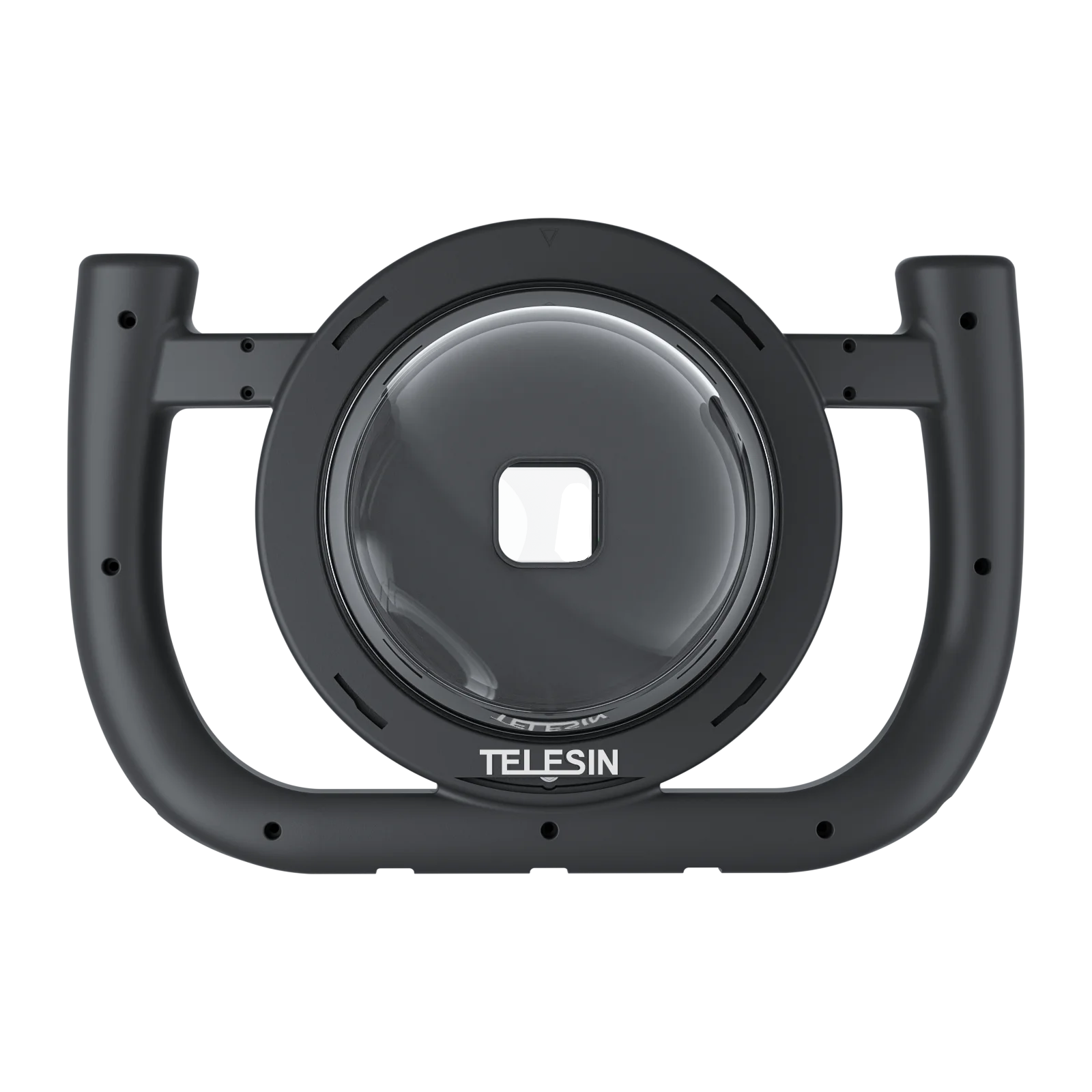 Telesin Underwater Diving Dual Handle Stabilizer Grip Waterproof Dome Port for GoPro Hero9/10 Photography