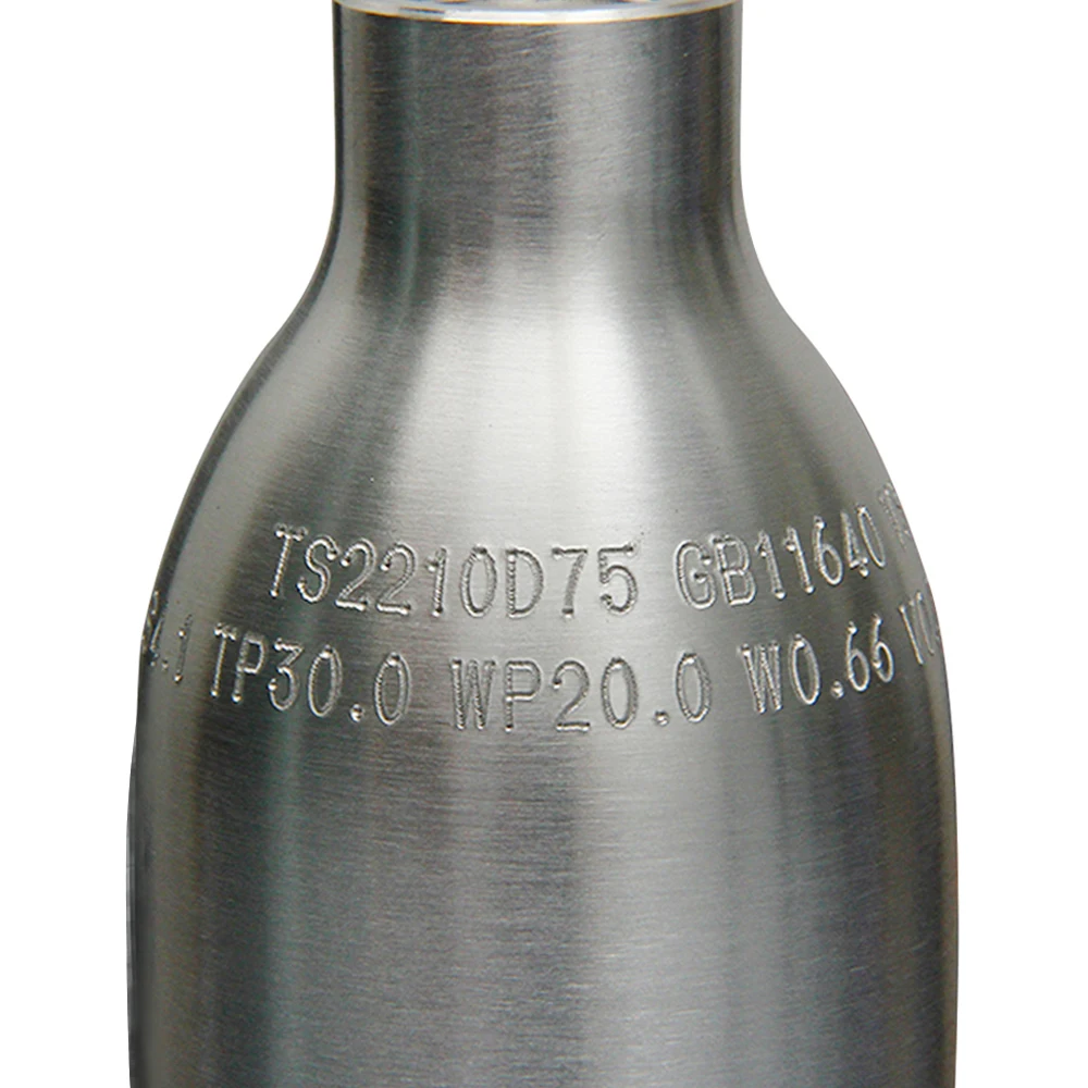 Factory direct 0.5L seamless aluminium high pressure cylinder co2 cylinder