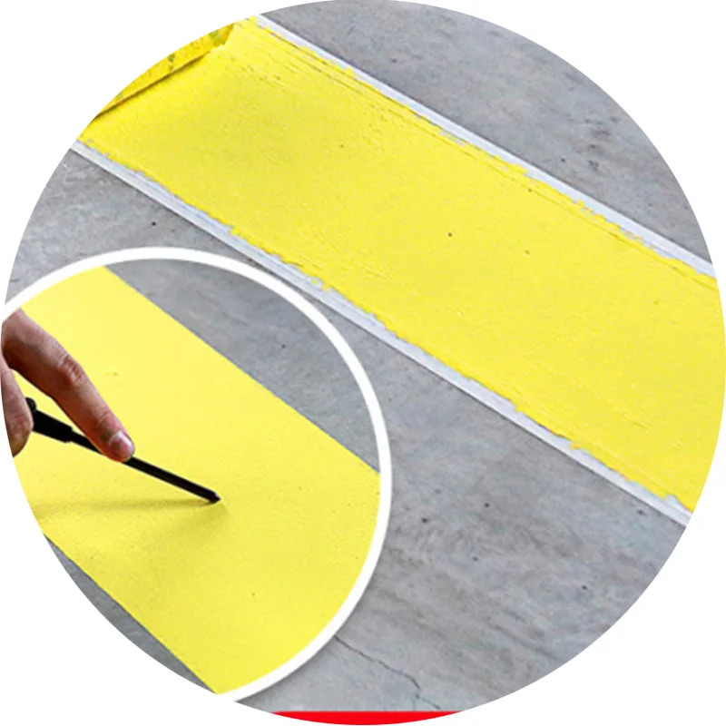 Road marking paint parking space floor basketball court drawing line cement ground road marking reflective paint white yellow