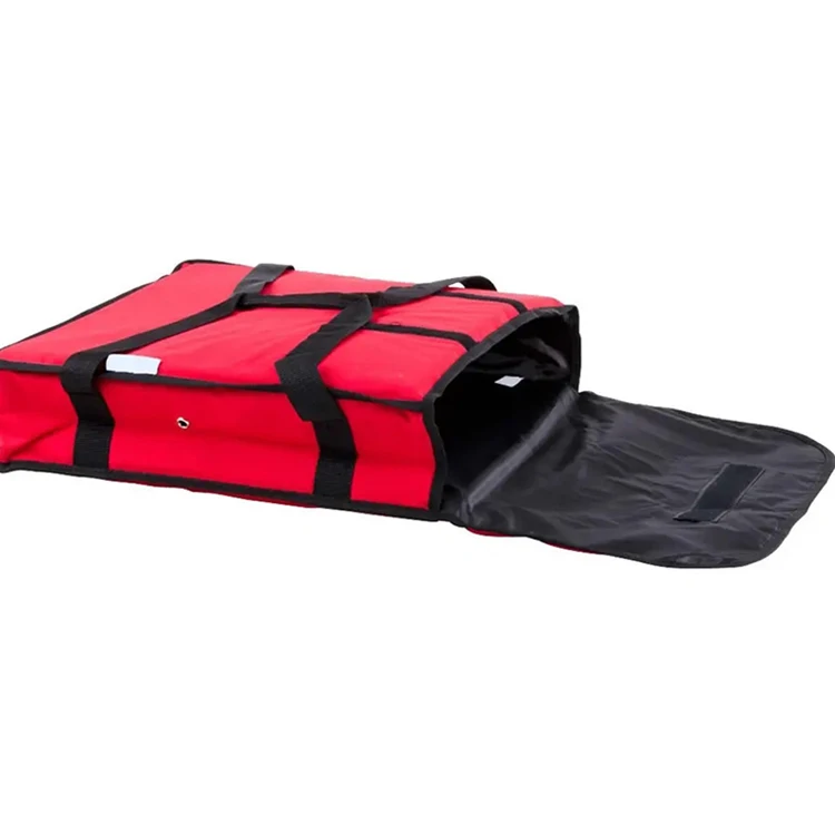 Customized pizza packaging bag food delivery bag backpack for pizza hot just eat