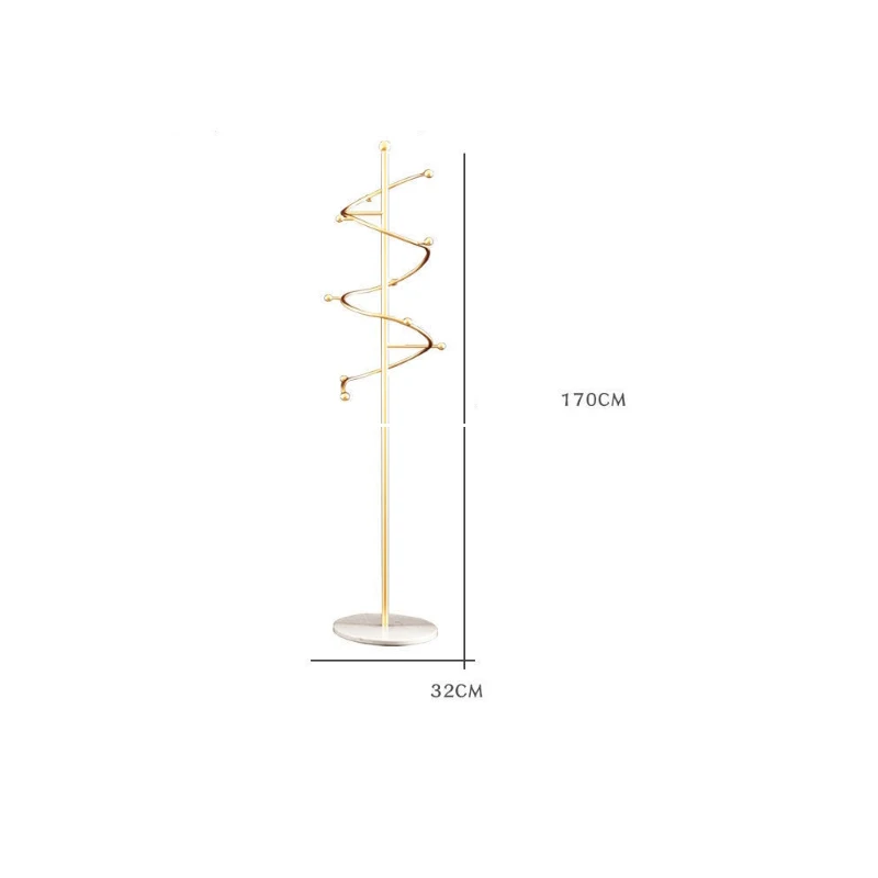 Freestanding Coat Tree Sturdy Coat Rack Stand for Clothes/Bags/Hats Easy Assemble Save Space for Entryway Bedroom Office