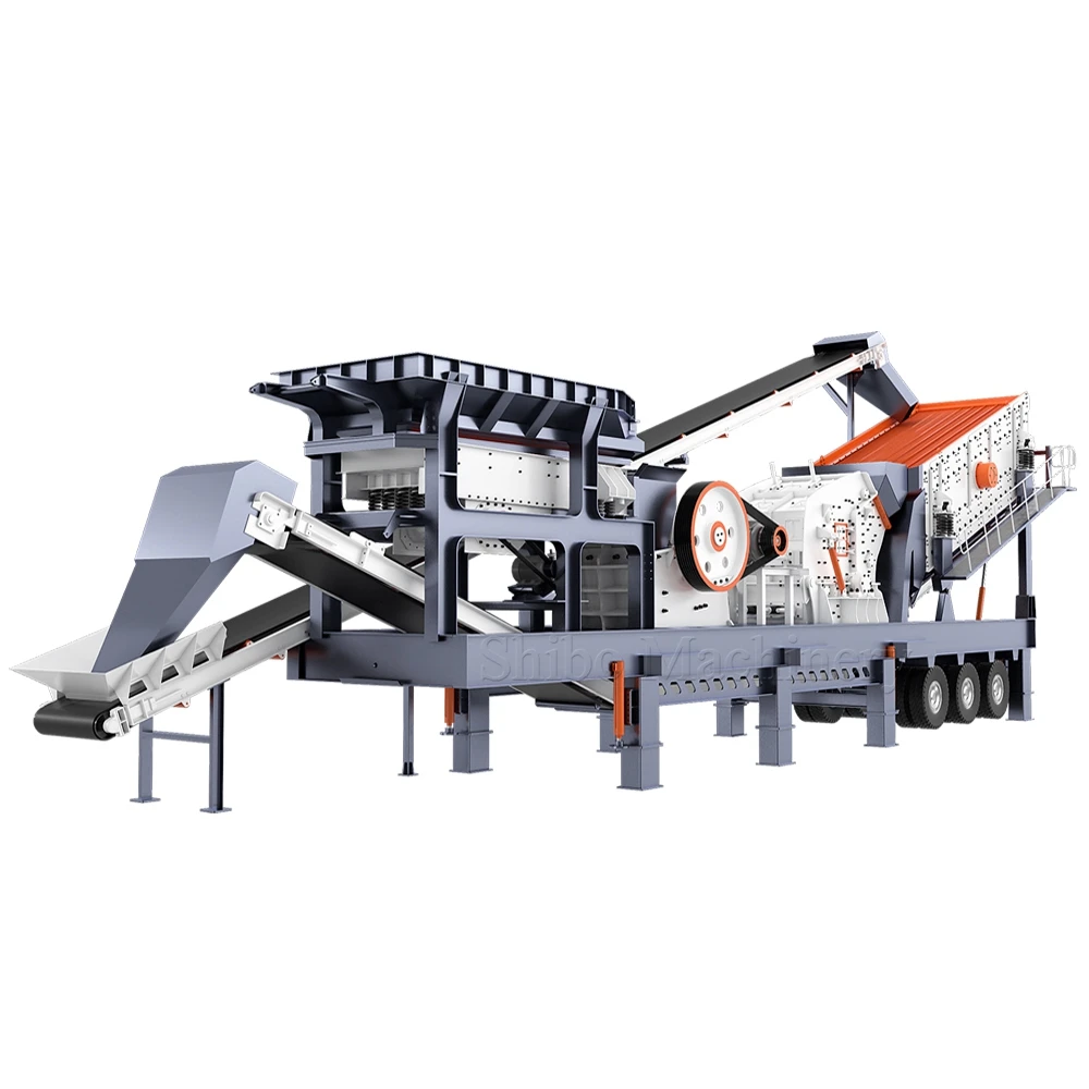 Combination 200 Tons Per Hour Mobile Stone Crusher Crushing Plant
