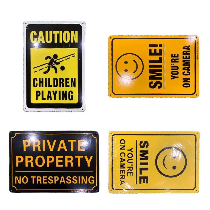Customisable Traffic Sign Reflective Caution Warning Traffic Aluminum Road Safety Stop Street Signs Boards Manufacturing