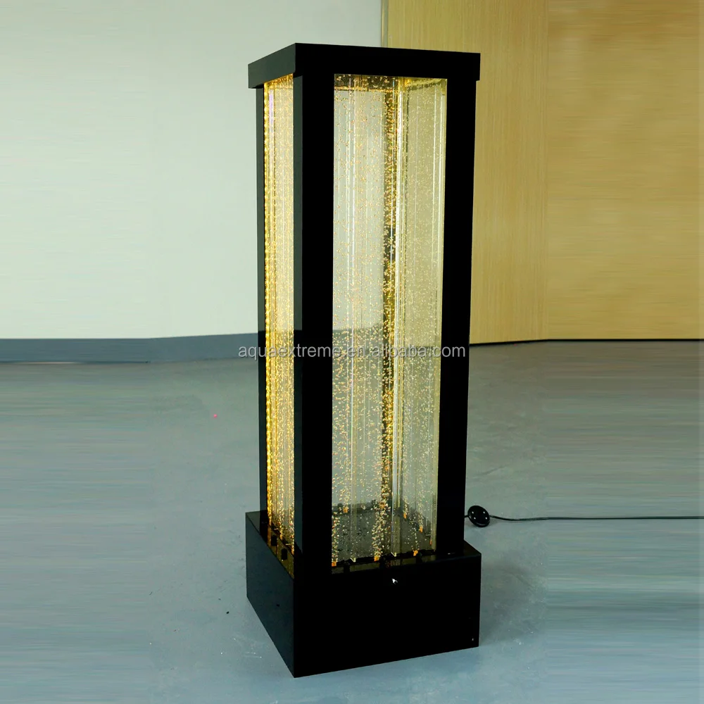 Home Decoration Water Bubble Panel Water Bubble Wall Divider Column LED Light Changing Color With Remote Controller