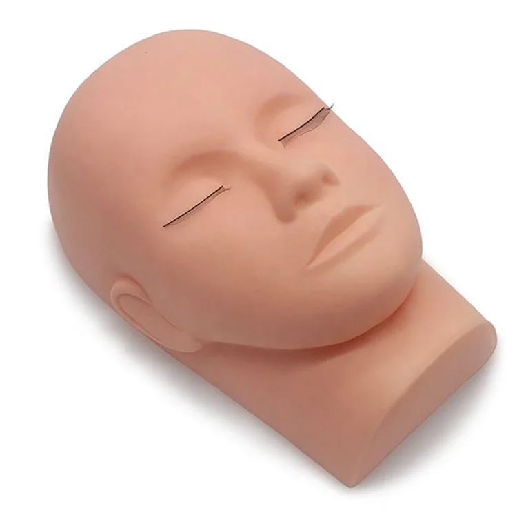 Wholesale practice training mannequin head for eyelash extensions