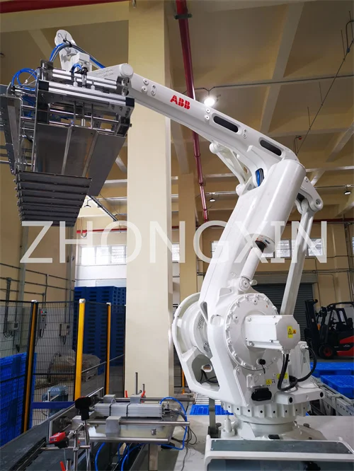 10kg 20kg 25kg 50kg High Quality Automatic Carton Box Starch Bag Robot Palletizer