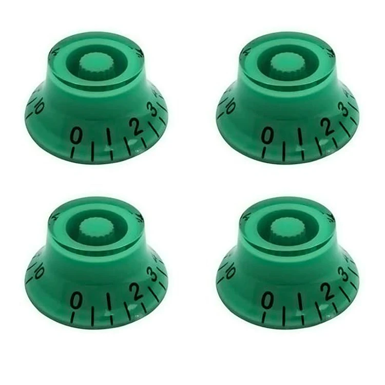 Hot Sale Green Tone Volume Speed Knobs Top Hat LP Guitar Knobs for SG LP Guitars