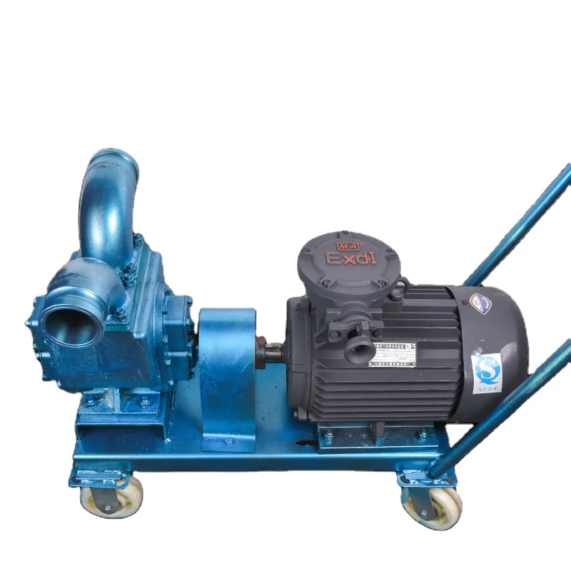 Large flow YHCB arc gear pump 380V gasoline and diesel cart motor pump