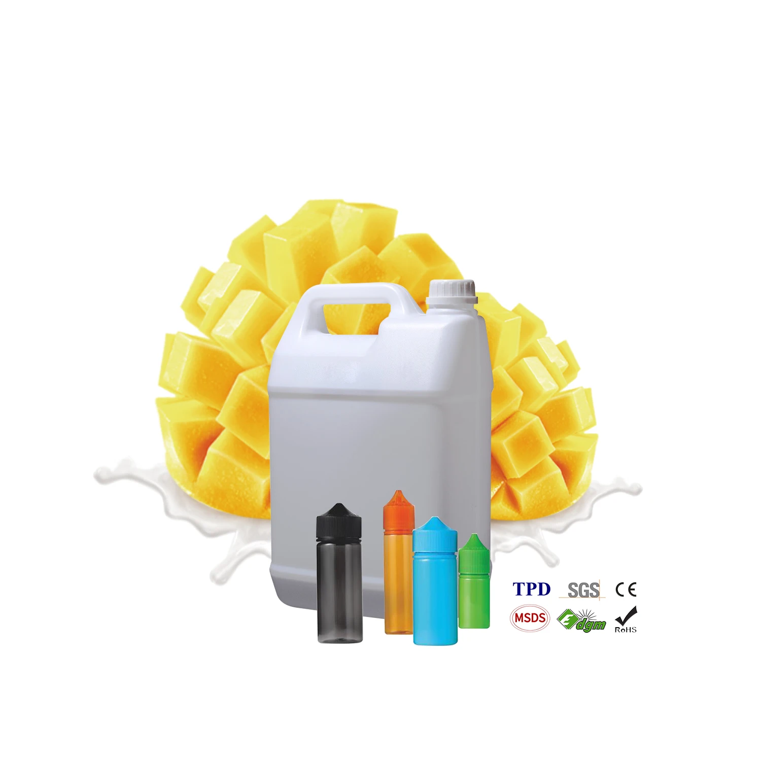 Vaping Muster Liquid Yogurt Mango flavor with pg vg for tobacco food grade high concentrates