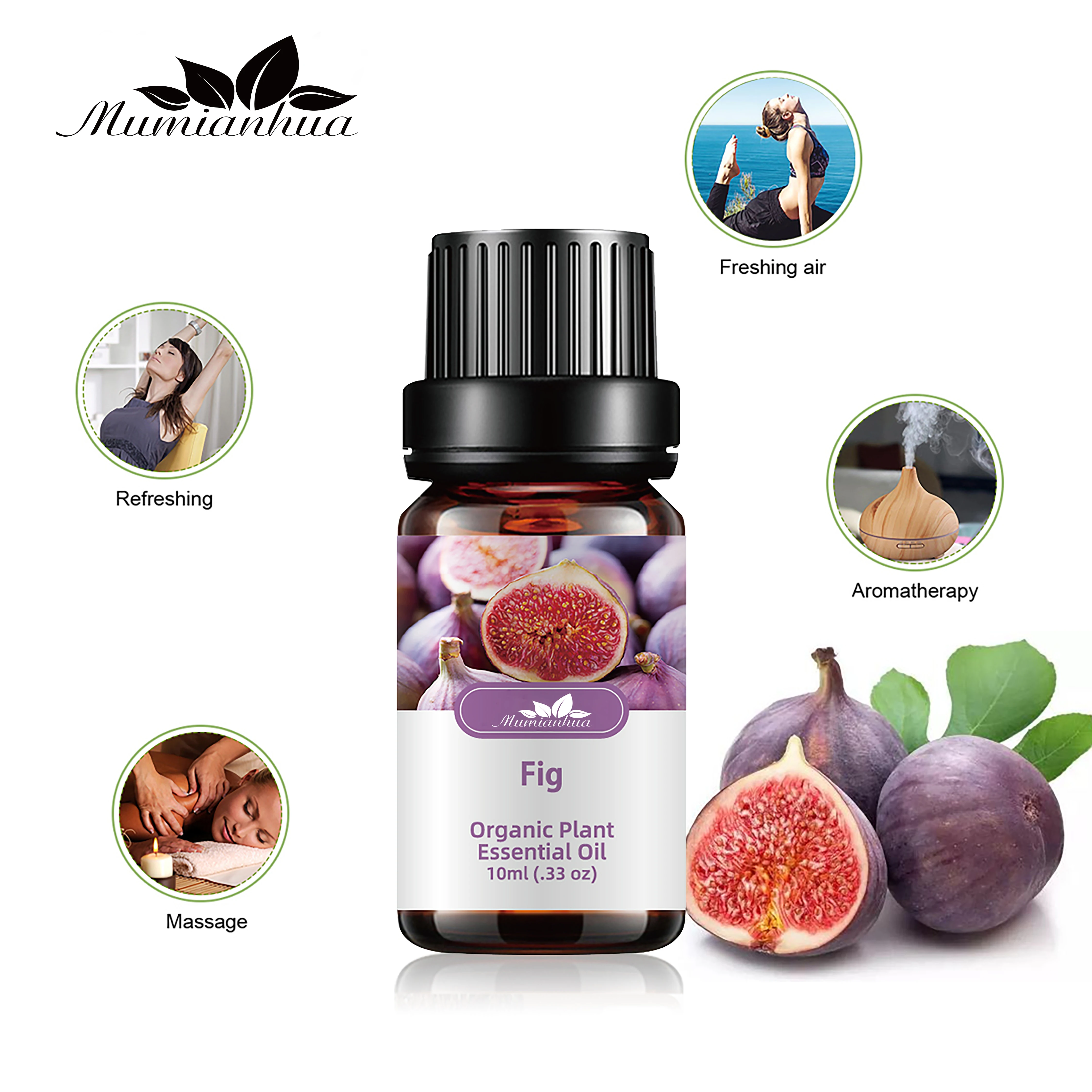 Figs Essential Oil New Factory Price Orchard Essential Fruit Oil Natural Supply Wholesale 100% Pure Spa Massage Scraping Bath