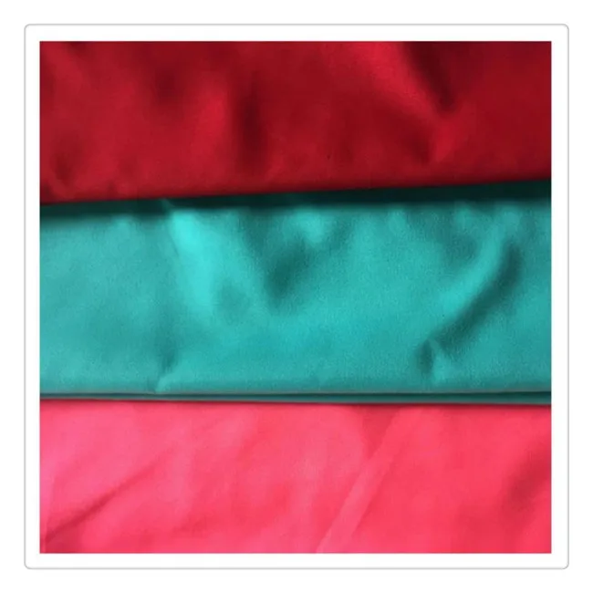 China factory wholesale 100% Recycled PET peach skin fabric made from plastic bottles