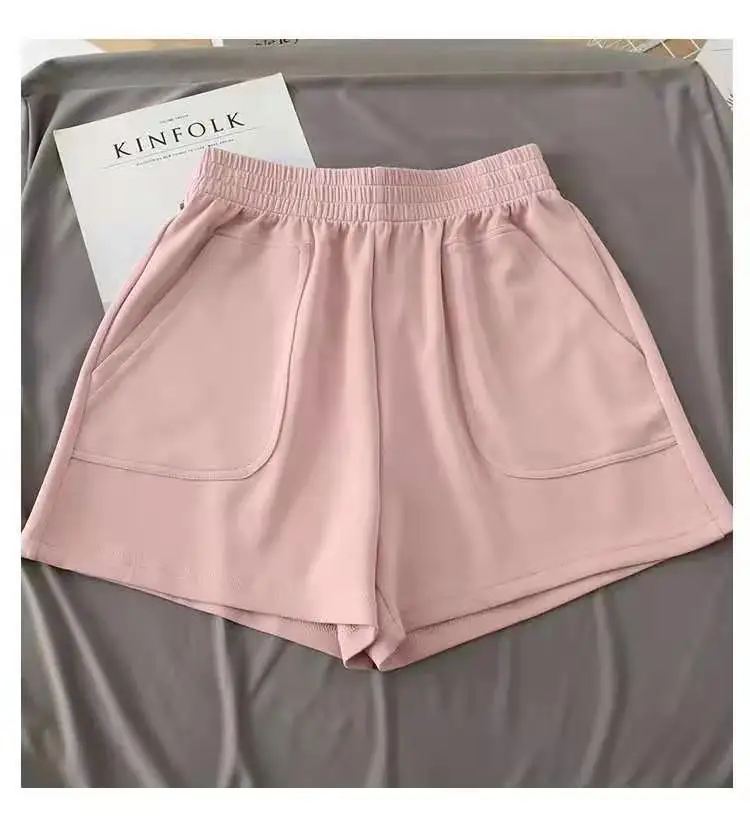 2022 hot sale Sports shorts female summer new Korean style loose student leisure yoga booty shorts