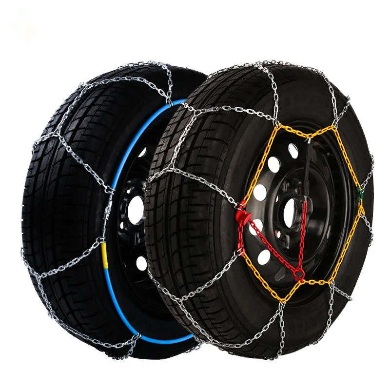 KNS20  9mm alloy steel car tire snow chains welded chains for car wheels spray plastic