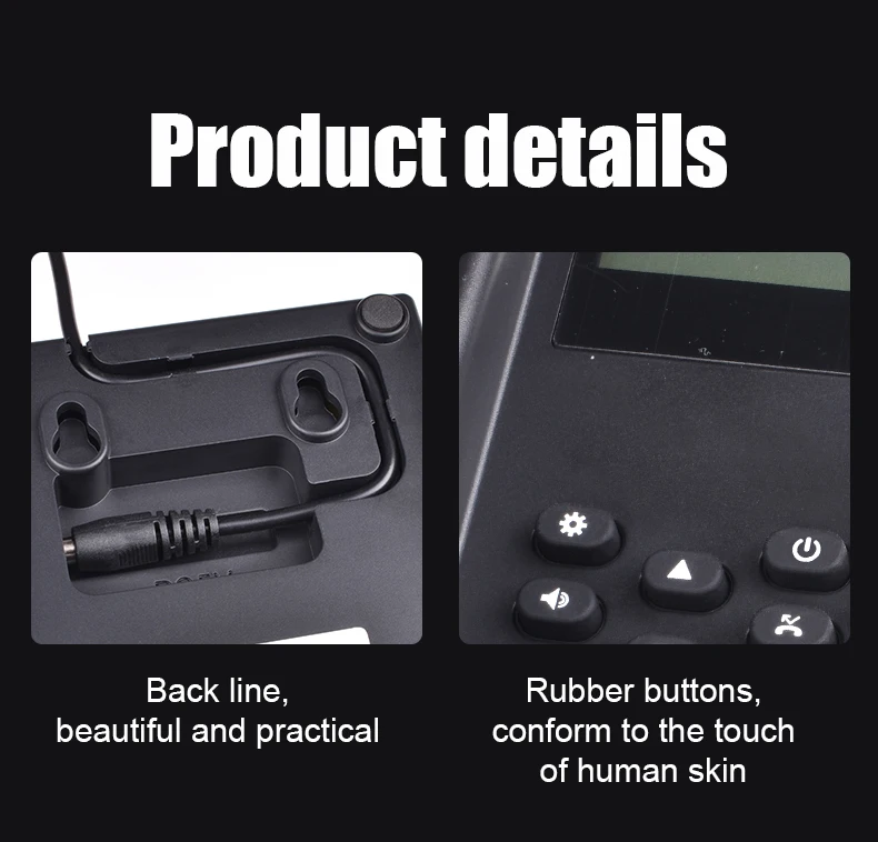 New Design Full Duplex 2 Way Wireless Voice Audio Intercom Outdoor Indoor Intercom for Home Office Hospital with LCD Screen