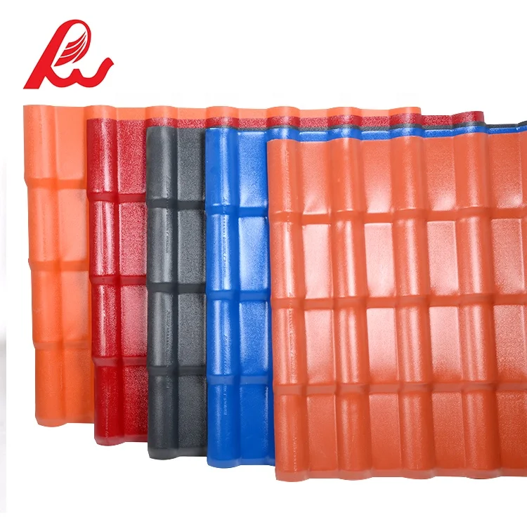 Corrugated Plastic Roofing Shingle Resin Roof Sheet for Greenhouse
