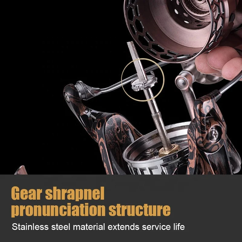 Factory wholesale High quality Saltwater sea fishing 3000 4000 5000 6000 carp spinning reel fishing