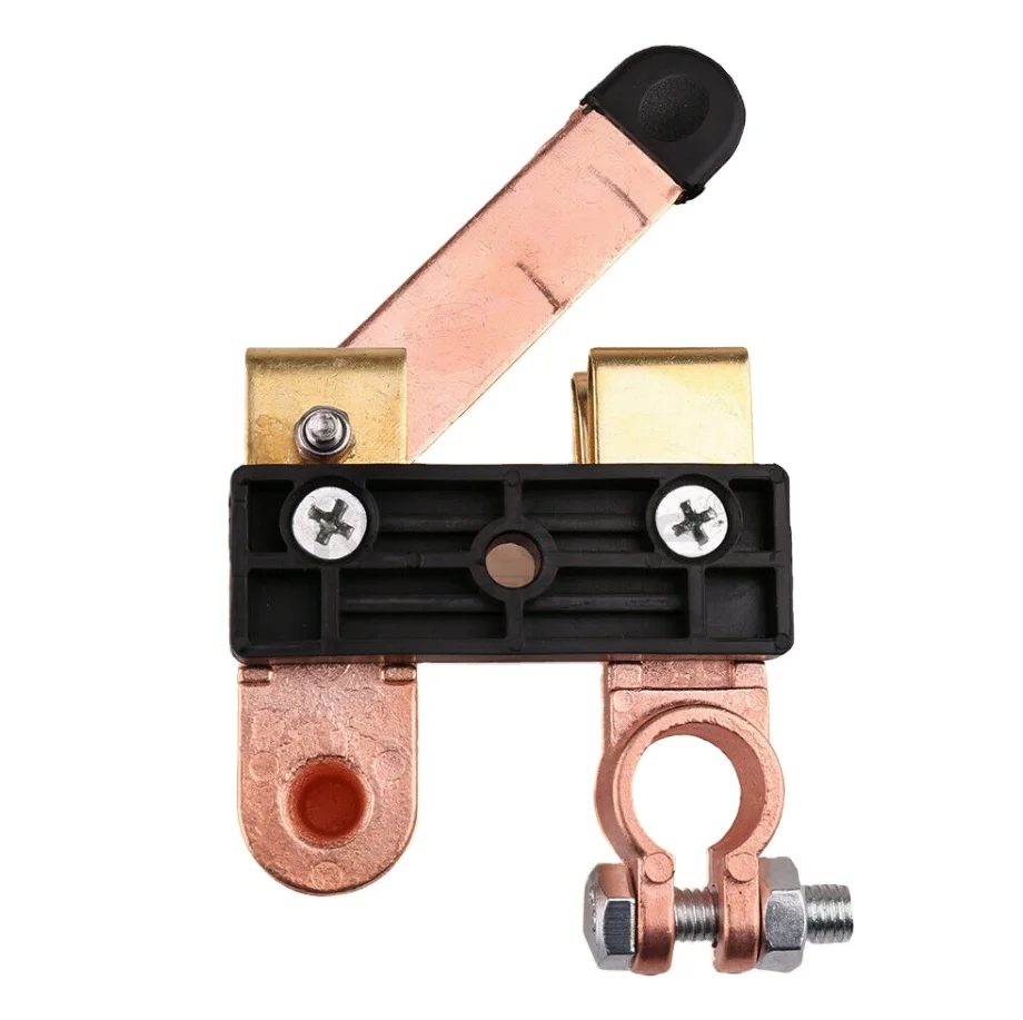 NEKEKE Car Knife Blade Switch Battery Disconnect Top Post Heavy Duty Shut Off 12V 24V Blade Car Switch Top Post Top Cut Off