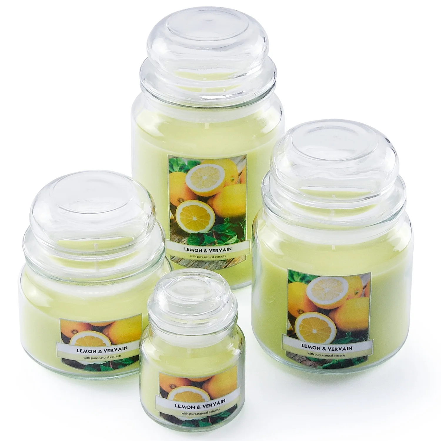 Factory 2024 Popular New Wholesale Yankee Style Soy Wax Scented Candles With Big Glass Jar Lid