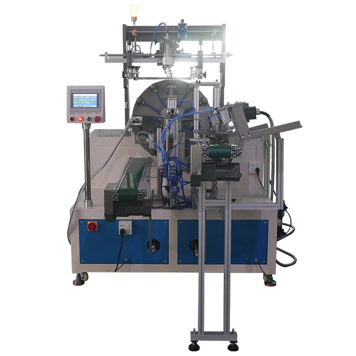 Automatic Pneumatic UV-LED Cylinder Screen Printer for Single Color New Paper Card Logo Milk Tea Cups Farm Including Motor PLC