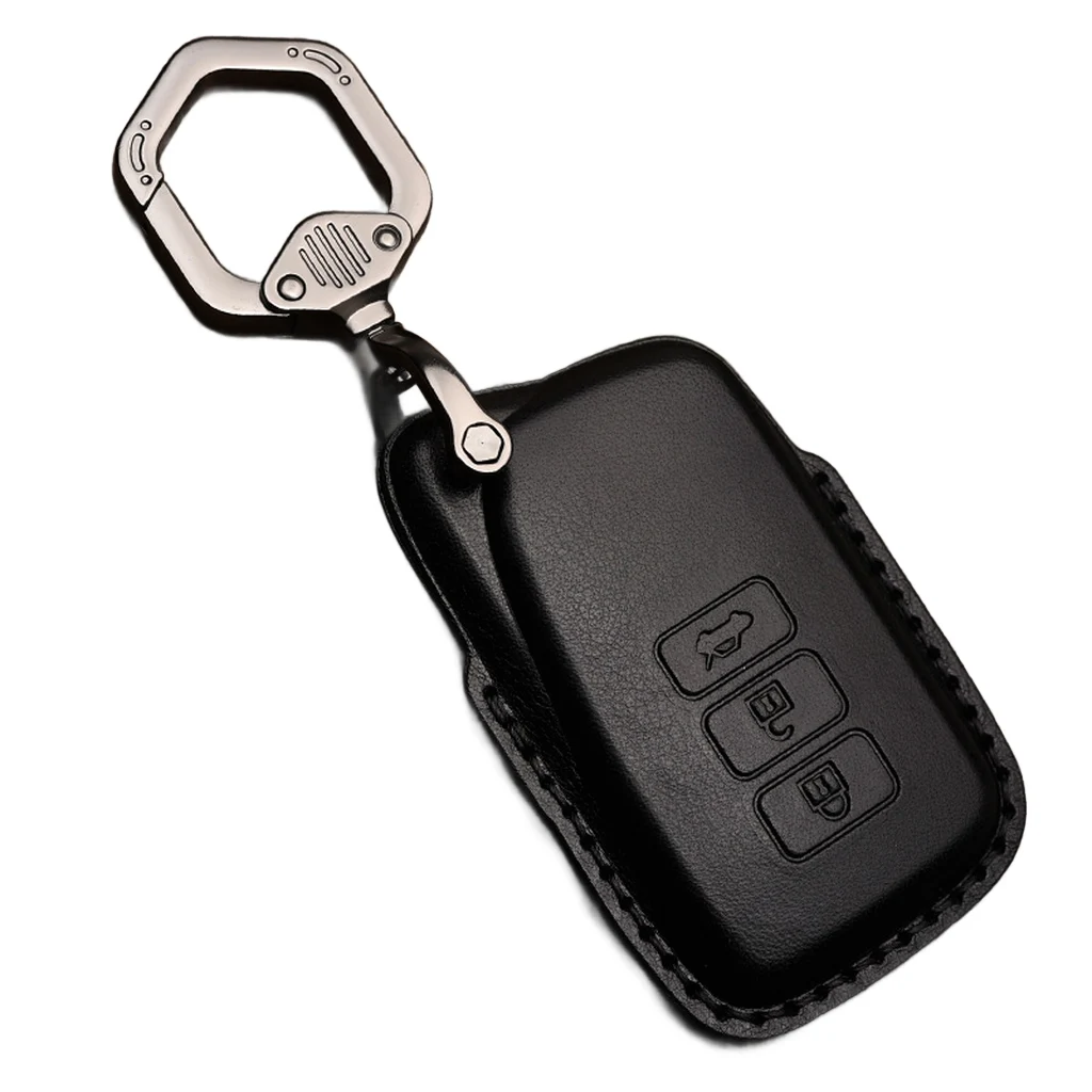 Leather Remote Key Case Cover Holder For Lexus ES 300h 350 NX RX GS 250 350 RC 300 IS250 350 200t LS460 with keychain