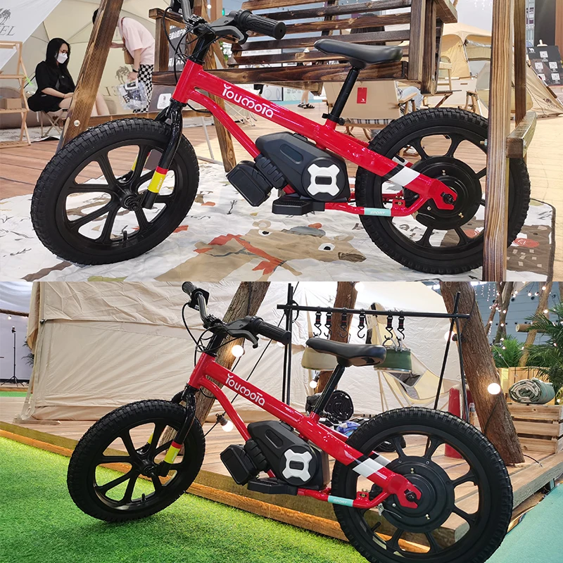 2024 Christmas Gift Balance Bike for Park Riding Birthday Gift for Girl Boy 12Inch 16Inch Electric Balance Bike 100-150W Motor