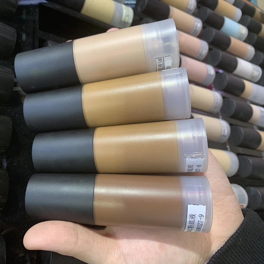 Full Coverage Foundation Stick Manufacturers Custom Makeup Liquid Private Label Foundation for Dark Skin