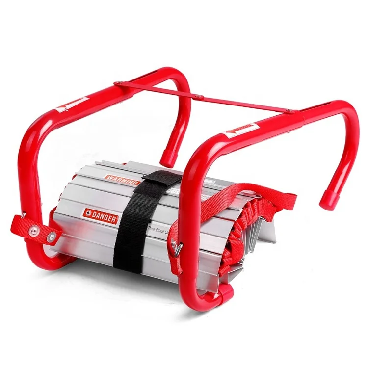 Certified products en131 approvedHigh Strength aluminum Portable fire safety escape ladder from factory