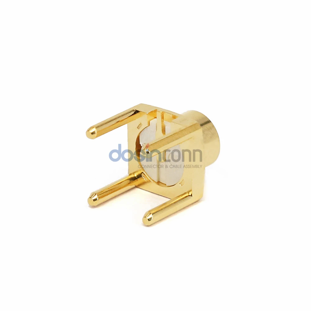 High Frequency Gold Plated DC-26.5Ghz GPO SMP Edge Mount Connector For PCB
