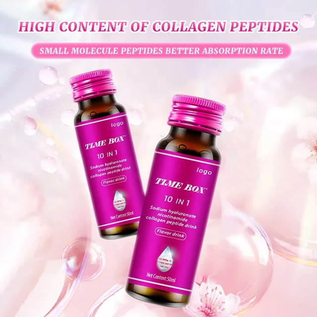 Beauty Drink Hyaluronic Acid Niacinamide Collagen Peptide Drink Skin Anti-Aging Liquid Beverage