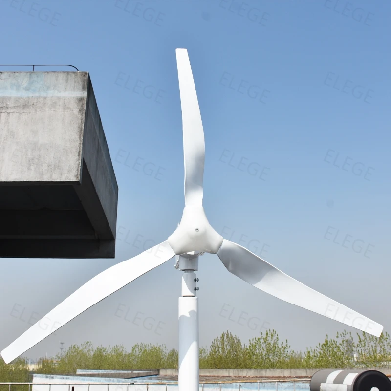 5kw 48V volt wind generator free energy generator wind turbine generator Rooftop farm road installation
