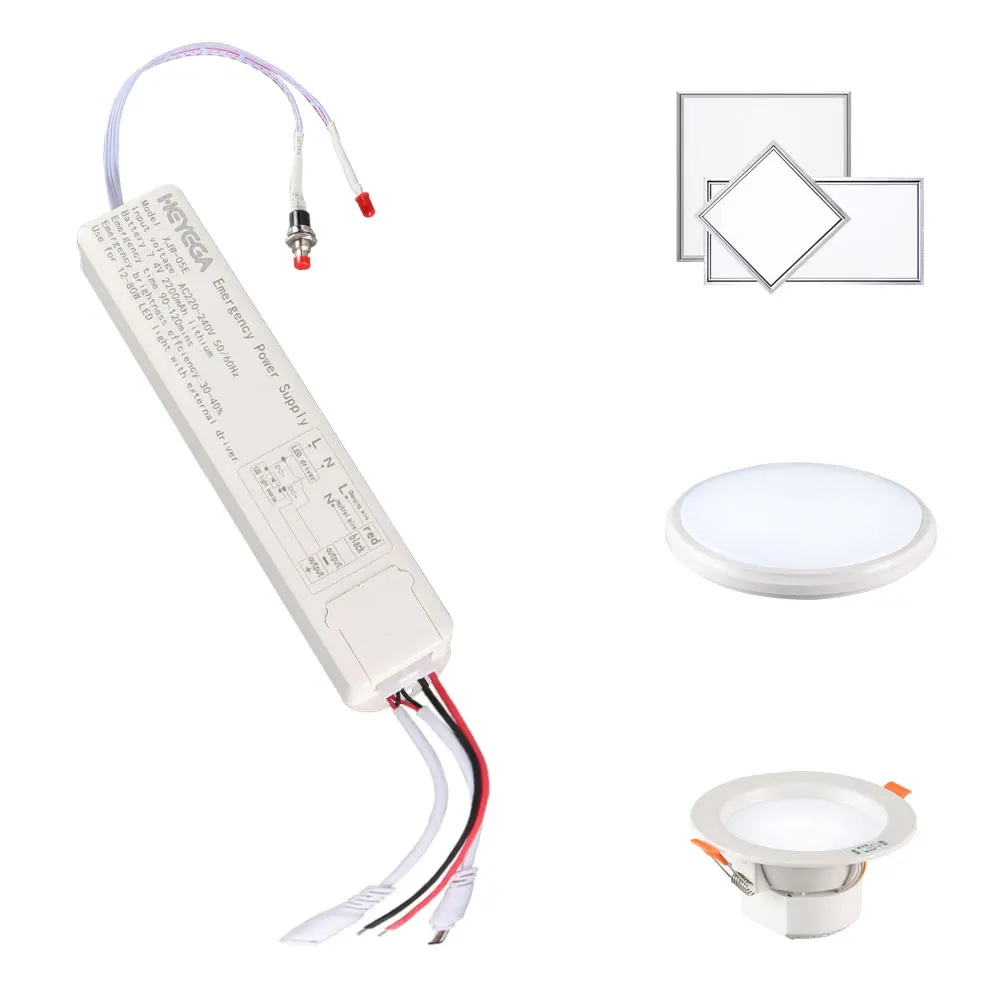 Newest LED lighting emergency power supply 90 minutes for rechargeable emergency